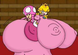 allstarman ass ass_in_dress ass_shelf big_ass blonde_hair breasts bubble_ass bubble_butt crown dress female female_only huge_ass huge_breasts hyper_ass hyper_breasts hyper_butt mario_(series) nintendo nipples nipples_visible_through_clothing pink_dress princess_peach shelf_booty sitting_on_ass super_mario_bros. tagme toadette