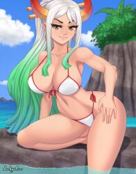 yamato (one piece) from one piece by rocky-ace