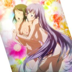 2girls ayano_kaneko erika_takezono female female_only multiple_girls naked princess_lover! stitched