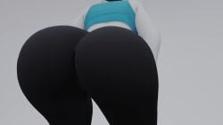 3d animated big_ass big_butt black_yoga_pants curves curvy curvy_female curvy_figure kishi large_ass large_breasts mp4 no_sound pov round_ass round_breasts round_butt shaking_ass showing_ass thick_ass twerking video wide_ass wide_hips wii_fit wii_fit_trainer yoga_pants