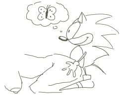 1boy 1girls anthro anthro_on_human butterfly comedy doggy_style female from_behind funny humanoid humor larger_female male meme nude poor_quality poorly_drawn sketch sonic_(series) sonic_the_hedgehog sonic_the_hedgehog_(series) thought_bubble uninterested uninterested_sex