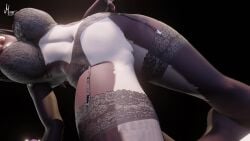 3d animated anthro brown_eyes brown_fur fur furry furry_only large_ass lingerie moogan mounting no_sound original_character pov pussy sonia_(omniman907) tagme thick_thighs video