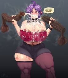 1girls 2026 2boys areola_slip areolae bad_smell_love big_balls big_breasts big_penis blush breasts bukkake child_bearing_hips cleavage collar cum cum_bath cum_explosion cum_on_body cum_on_breasts cum_on_face cum_on_hair cum_pool cum_shower cumshot dark-skinned_male dark_skin dialogue divine_wine double_handjob female femsub handjob horny horny_female huge_balls huge_breasts huge_cock hyper_balls hyper_breasts hyper_penis lactating lactation looking_pleasured looking_up male male/female milk milking muscular muscular_female musk musk_clouds nipple_bulge nipples oc original original_character penis pointy_ears purple_hair red_eyes slap_mark smelly smelly_cock stroking stroking_penis sweat sweatdrop sweating sweaty tariyaki_(artist) text thick_thighs thunder_thighs uncensored uncircumcised uncircumcised_male uncircumcised_penis uncut uncut_male uncut_penis vampiranhya vampiranhya_(artist) veiny_balls veiny_penis