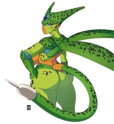 cell (dragon ball) from dragon ball by thehelmetguy
