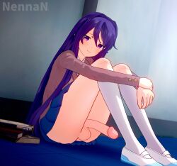 yuri (doki doki literature club) from doki doki literature club by nennan