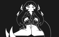 1girls 4_eyes 4chan artist_request bait-chan bedroom_eyes black_hair dress_lift fish fish_girl fish_hook fish_humanoid fish_tail looking_at_viewer looking_pleasured meme meme_reference newgrounds no_panties solo solo_female solo_focus tagme tattoo voluptuous voluptuous_female white_body