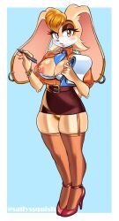 vanilla the rabbit from sega by squish (artist)