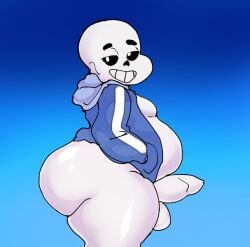 1boy 2d ass big bubble_ass bubble_butt butt fat_ass humanoid male male_only mriii4327 penis sans solo thick_ass thick_penis undertale undertale_(series)