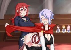 1futa 4girls atsuko_kagari commission croix_meridies cum cum_in_pussy cum_inside futanari human human_only impregnation light-skinned_female light-skinned_futanari light_skin little_witch_academia lotte_jansson multiple_girls ovum seinz0 shiny_chariot sperm_cell sperm_meets_ovum sucy_manbavaran ursula_callistis vaginal