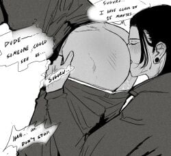 2boys big_ass gay licking_ass male/male male_only moan oral_sex rimming satoru_gojo sex sex_from_behind suguru_geto tongue_fucking tongue_in_anus yaoi