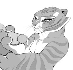 master tigress from kung fu panda by sabrotiger