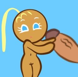 1female 1male big_dick big_penis blonde_female blonde_hair blonde_hair blue_eyes cheerleader_cookie cookie_run female/male ilovecream5 tagme