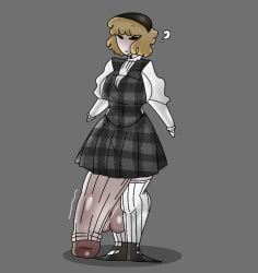 ? big_balls big_boobs big_breasts big_penis black_eyes black_hairband black_shoes blonde_hair child_bearing_hips cock curious cyclone123 dark_eyes doll dress fat_cock futa_only futanari grey_background grey_skirt impossible_fit jane_doe_(ride_the_cyclone) light-skinned_female long_sleeves mary_janes motion_lines musical penny_lamb plaid_clothes plaid_clothing plaid_skirt pleated_skirt public_domain puffy_sleeves question_mark ride_the_cyclone ruffled_collar ruffles school_uniform shadow short_hair simple_background skirt socks solo solo_futa thick_ass thick_penis thick_thighs voluptuous voluptuous_futanari white_body	 white_choker white_socks wrist_cuffs