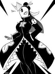 big_ass big_breasts brawl_stars curvy curvy_figure manga_style shukuteki_tara tara_(brawl_stars) thick_thighs voluptuous voluptuous_female wide_hips znixye