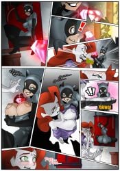 1futa 1girls 2022 balls batman:_the_animated_series batman_(series) big_breasts big_penis breasts catwoman catwoman_(dcau) clothed clothing cock_bulge comic cum dc_comics dcau drpepsi embarrassed erection erection_under_clothes female futanari grey_skin harley_quinn harley_quinn_(classic) huge_breasts huge_cock jewel no_nut_november orgasm_denial penis pepsiminus poison_ivy poison_ivy_(dcau) the_new_batman_adventures thick_thighs wide_hips