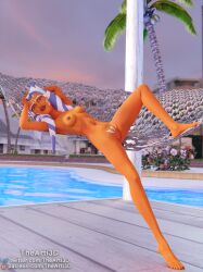 1girls 3d ahsoka_tano airress3d_(3d-modeller) alien alien_girl barefoot clone_wars clone_wars_(style) feet female female_only hammock lying on_back orange_skin solo solo_female star_wars tagme text the_clone_wars:_season_seven thearti3d toes togruta