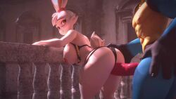 . 1boy 1girls 3d animated ass ass_cheeks big_ass big_breasts bikini butt_cheeks curvy_body curvy_female curvy_figure curvy_hips female lucario male/female music panties panties_aside penis_between_thighs pokemon pokemon_(species) round_ass round_breasts round_butt scorbunny scorbunny_(valorlynz) sound thick_ass thick_legs thick_thighs thigh_job thighjob video wide wide_hips