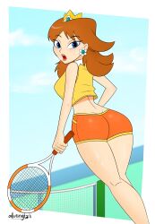 alluring-taili mario_(series) mario_tennis nintendo princess_daisy tagme