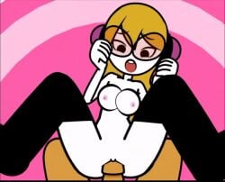 1boy 1girls animated daisuki_rap_(rhythm_tengoku) female fever_x_(minus8) glasses male mc_adore minus8 nintendo rhythm_heaven rhythm_tengoku sex sora_(rhythm_tengoku) tagme vaginal_penetration