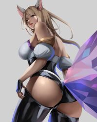 ahri from k/da series by hazelnuts