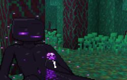 1boy animated background cum cum_on_hand derpy_eyes dingbox(artist) el_the_enderman(dingbox) enderman funny funny_face glowing glowing_eyes glowing_penis in-game_background male male_only meme minecraft original_character penis penis_in_hand pixel_art post_nut_clarity purple_eyes shitpost sitting sixteen_rats solo sound spinning_rat tagme that_moment_when_you_nut_and_start_spacing_out twink uncut video