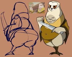 big_ass bubble_butt chubby huge_ass owl owl_people_(rick_and_morty) rick_and_morty smokey_blokey tagme