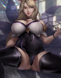 ahri from k/da series by hazelnuts