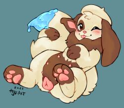 cookie eevee feral flipside flipside_tailsideup flipsidetailsideup food nintendo nsfw pokémon_(species) pokemon smeargle tailsideup video_games