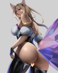 ahri from k/da series by hazelnuts