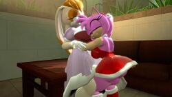 3d amy_rose animated chill407 clothed_sex clothing dress eyes_closed female female_focus female_penetrated futa_on_female futa_penetrating_female futanari hug hugging large_breasts larger_female milf mp4 no_sound penetration sega size_difference smiling sonic_(series) sonic_the_hedgehog_(series) source_filmmaker table_sex vanilla_the_rabbit video wholesome