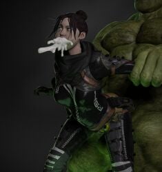 3d anal apex_legends big_penis bulge bulge_through_clothing busty capisoto crossover cum cum_from_mouth cum_inside cum_through cumflation curvy curvy_body curvy_female curvy_figure defeated female female_penetrated holding hulk hulk_(series) inflation leg_strap marvel marvel_comics respawn_entertainment restrained self_upload thick_ass thick_penis thick_thighs wraith_(apex_legends)