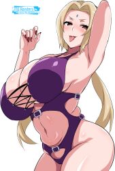 1girls alpha_channel armpits big_breasts blonde_hair blush brown_eyes cleavage cleavage_cutout curvy cutout edit facial_mark female female_focus female_only for_sticker_use forehead_jewel forehead_mark huge_breasts large_breasts long_fingernails long_hair looking_at_viewer mature_female mg_renders midriff milf nail_polish naruto naruto_(series) naruto_shippuden navel one_arm_up partially_clothed png red_nail_polish red_nails seductive seductive_eyes seductive_look seductive_smile skindentation solo solo_female sticker_template swimsuit tawashi1623 tied_hair tongue tongue_out transparent_background transparent_png tsunade twintails wide_hips