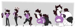 ass_expansion bimbo bimbofication breast_expansion da-fuze dorse equine female futanari jaiden jaiden_animations jaidenanimations queen's_stallion tagme torn_clothes transformation youtube youtuber