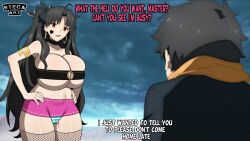 cheating cuckold edit edited fate/apocrypha fate/grand_order fate_(series) female fishnets ishtar_(fate) ishtar_(fate/grand_order) netorare screencap screenshot screenshot_edit sexually_suggestive shimapan steca thelazyart tits twintails