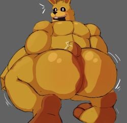 1boy absurd_res anthro ass bara big_butt broly_culo fazbear_frights five_nights_at_freddy's five_nights_at_freddy's:_fazbear_frights gay hi_res into_the_pit inviting kopk male male/male male_only meme muscular muscular_male pit_spring_bonnie_(fnafitp) presenting scottgames smile solo spring_bonnie spring_bonnie_(fnaf) video_games yaoi