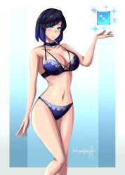 breasts female female_only genshin_impact looking_at_viewer solo sonicheroxd tagme yelan_(genshin_impact)