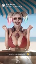 1boy 1girls 3d abs animated bare_shoulders batman_(series) beach big_breasts big_penis blue_eyes boobjob boobs breasts completely_naked completely_naked_male completely_nude completely_nude_male dark-skinned_male dark_skin dc dc_comics duo earrings english_text exhibition exhibitionism exhibitionist exposed eye_contact eye_contact_pov eyeliner eyeshadow eyewear face_paint fake_screenshot female female_focus female_on_top glans glasses happy happy_female happy_sex harley_quinn harley_quinn_(injustice) headphones imminent_sex injustice_2 interracial jewelry large_breasts large_penis light-skinned_female light_skin lipstick looking_at_partner looking_at_viewer makeup male male/female male_pov multicolored_hair muscular muscular_male necklace nipple_peek nipple_slip nipples no_sound open_eyes open_mouth open_smile outdoor outdoors outside paizuri penis phone_view pigtails pov pov_crotch pov_eye_contact pov_male pubes pubic_hair public public_exposure public_nudity public_use red_lipstick ring shadylewds shorter_than_10_seconds smile smiling smiling_at_viewer snapchat straight sunglasses tattoo tattoos teeth teeth_showing teeth_visible tied_hair titfuck titjob tits tongue twintails two_tone_hair vein veins veiny veiny_penis vertical_video video wink winking winking_at_viewer