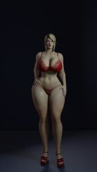 3d big_ass big_breasts big_butt blonde_hair booperfooper legs sarah_bryant underwear virtua_fighter xxxlolxxx