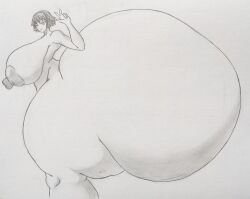 big_ass big_breasts breasts bubble_butt female huge_ass someeffinpanda tagme