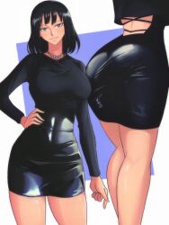 1girls ass ass_in_dress big_ass big_breasts black_hair breasts female female_only huge_breasts large_breasts legs light-skinned_female mature_female nico_robin one_piece opalisart pencil_skirt pre-timeskip slim_waist tagme thick thick_thighs thighs tight_clothing wide_hips