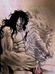 2boys abs alexander_anderson alucard anal angry ass bondage boy_rape censored chest forced_yaoi full hellsing huge_cock large_insertion male male_only monochrome muscle partially_colored pecs rape scar scars sex size_difference stuffed too_big yaoi