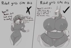 anthro big_breasts breasts cracker_(artist) female huge_breasts robot tagme thick_thighs wide_hips