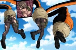 1girls 2022 absorption absorption_vore ass big_ass big_butt big_tail blue_sky boots brown_hair butt cell_(dragon_ball) cloud clouds crossover dat_ass dragon_ball dragon_ball_z flesh_tunnel fleshy_tentacle forced forced_vore gloves godvore hand_on_ass hand_on_butt huge_ass huge_butt huge_tail legs metal_gear_solid metal_gear_solid_v orange_tail pussy_visible_through_clothes quiet_(metal_gear) ripped_clothes ripped_clothing ripped_pantyhose ripped_stockings shiny_ass shiny_breasts shiny_butt shiny_hair shiny_skin sky tail tail_bondage tail_bulge tail_grab tail_vore thick_thighs tight_clothing tight_fit upset vore weird_crossover white_skin