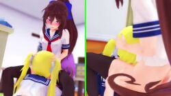 1futa 1girls 3d animated devouring_cock duo duo_focus fellatio futanari hikamo123_(hikari) holding_head large_ass large_penis light-skinned_female light_skin low_res lowres mikumikudance mmd mp4 oral oral_sex pale-skinned_female pale-skinned_futanari school_uniform sound sucking_penis tagme video