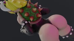 1girls 3d animated ass ass_focus blonde_hair bouncing_ass bowsette crown dat_ass female hi_res highres horns kishi large_ass large_breasts light-skinned_female light_skin mario_(series) new_super_mario_bros._u_deluxe no_sound pale-skinned_female round_ass solo_female solo_focus tagme thick_ass thick_thighs twerking video voluptuous wide_hips