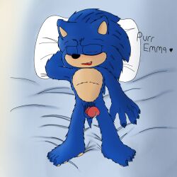 1boy anthro bodily_fluids genital_fluids hedgehogblue02 hi_res male male_only precum pubes sega solo sonic_(series) sonic_the_hedgehog sonic_the_hedgehog_(film) sonic_the_hedgehog_(series) wet_dream