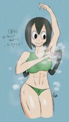 armpits dirty el_ricalde girly my_hero_academia shounen_jump smell smelly_armpits smelly_ass stinky stinky_armpits superheroine sweat tsuyu_asui