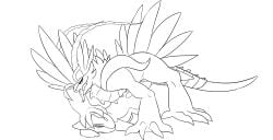 animated barndog doggy_style duo female feral from_behind_position hi_res koraidon legendary_pokemon male male/female nintendo pinned_to_floor pokémon_(species) pokemon pokemon_(species) pokemon_sv quilava sex short_playtime size_difference tongue tongue_out unfinished video_games