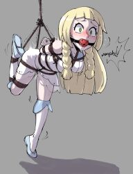 ball_gag bondage gag gingrjoke lillie_(pokemon) pokemon pokemon_sm