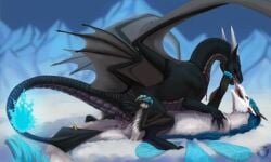 black_dragon feral lowres mating sex white yuri